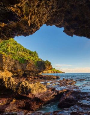Merrial Beach on Christmas Island