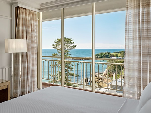 bedroom view at Crowne Plaza Terrigal