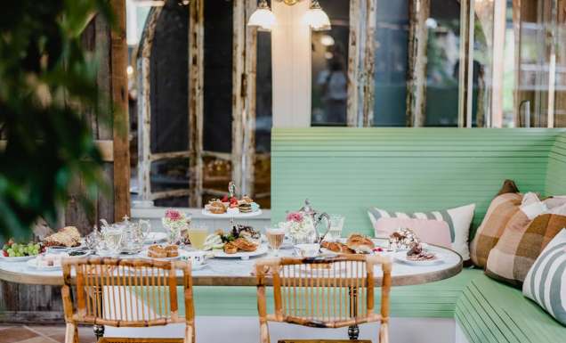 high tea at Agnes High Tea Pavilion, B Farm, Newcastle, NSW