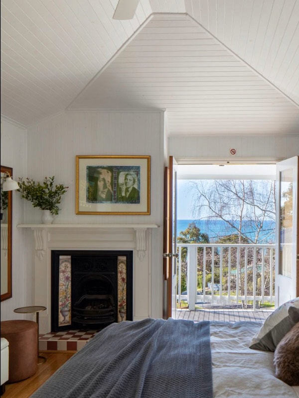 the view from the bedroom at La Perouse Lorne