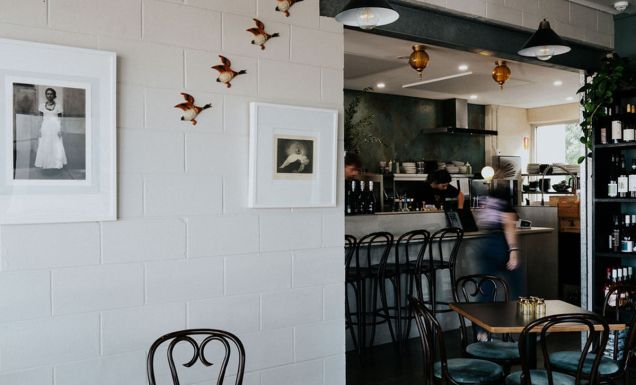 the restaurant interior at Lady Lola, Dunsborough