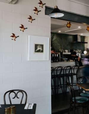 the restaurant interior at Lady Lola, Dunsborough