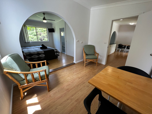 the interior of Ocean View Apartments, Lord Howe Island accommodation