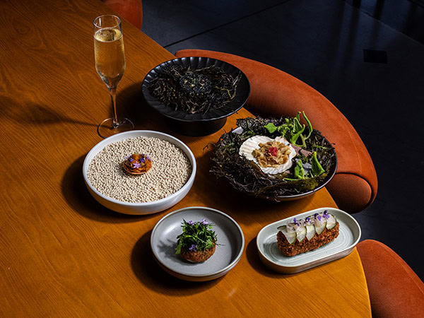 meribella dishes at Crowne Plaza Terrigal