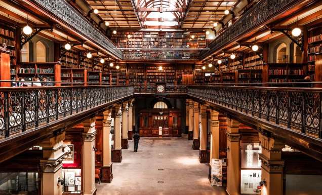 Mortlock Wing inside the South Australian State Library