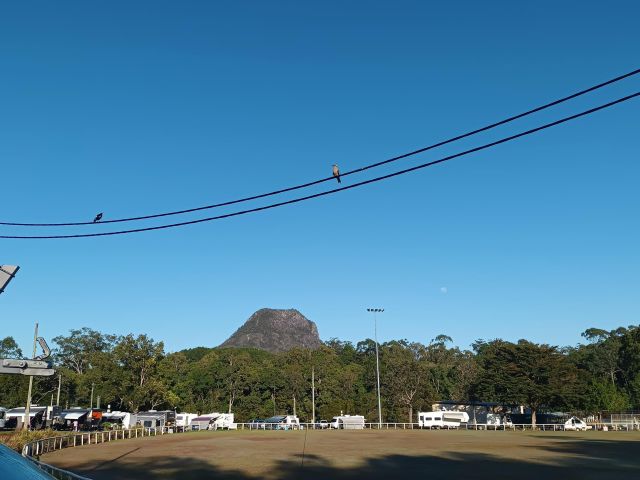 caravanning at Pomona Caravan Park