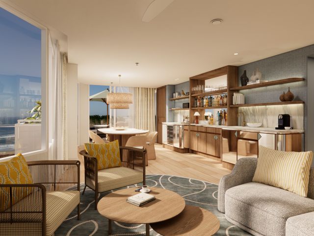 the Prestige Suite at Elysium Noosa Resort