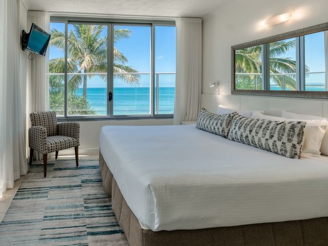 the one-bedroom penthouse at On The Beach Noosa Resort