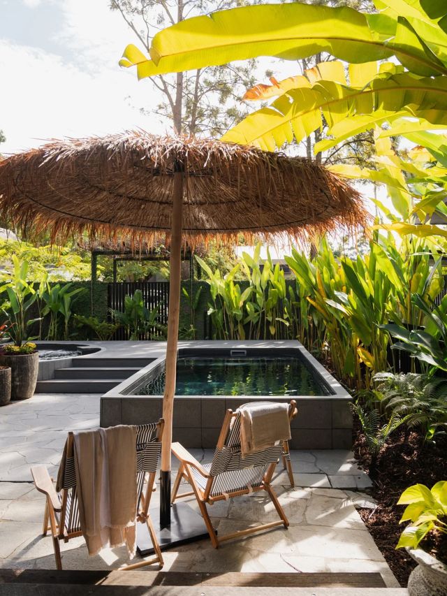 a mineral heated pool and spa at The Imperial Hotel, Noosa