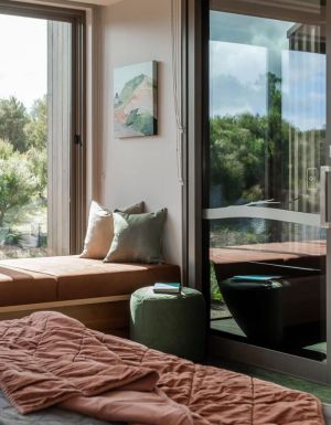 Inside the new Peninsula Hot Springs Eco Lodge rooms