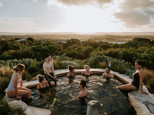 eninsula Hot Springs hilltop pool