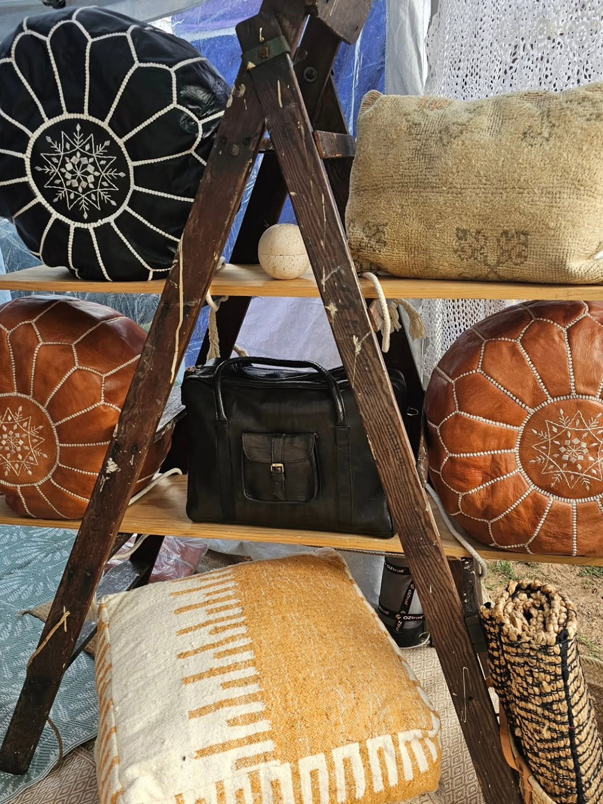 artisanal home decor items at Palm Beach Market