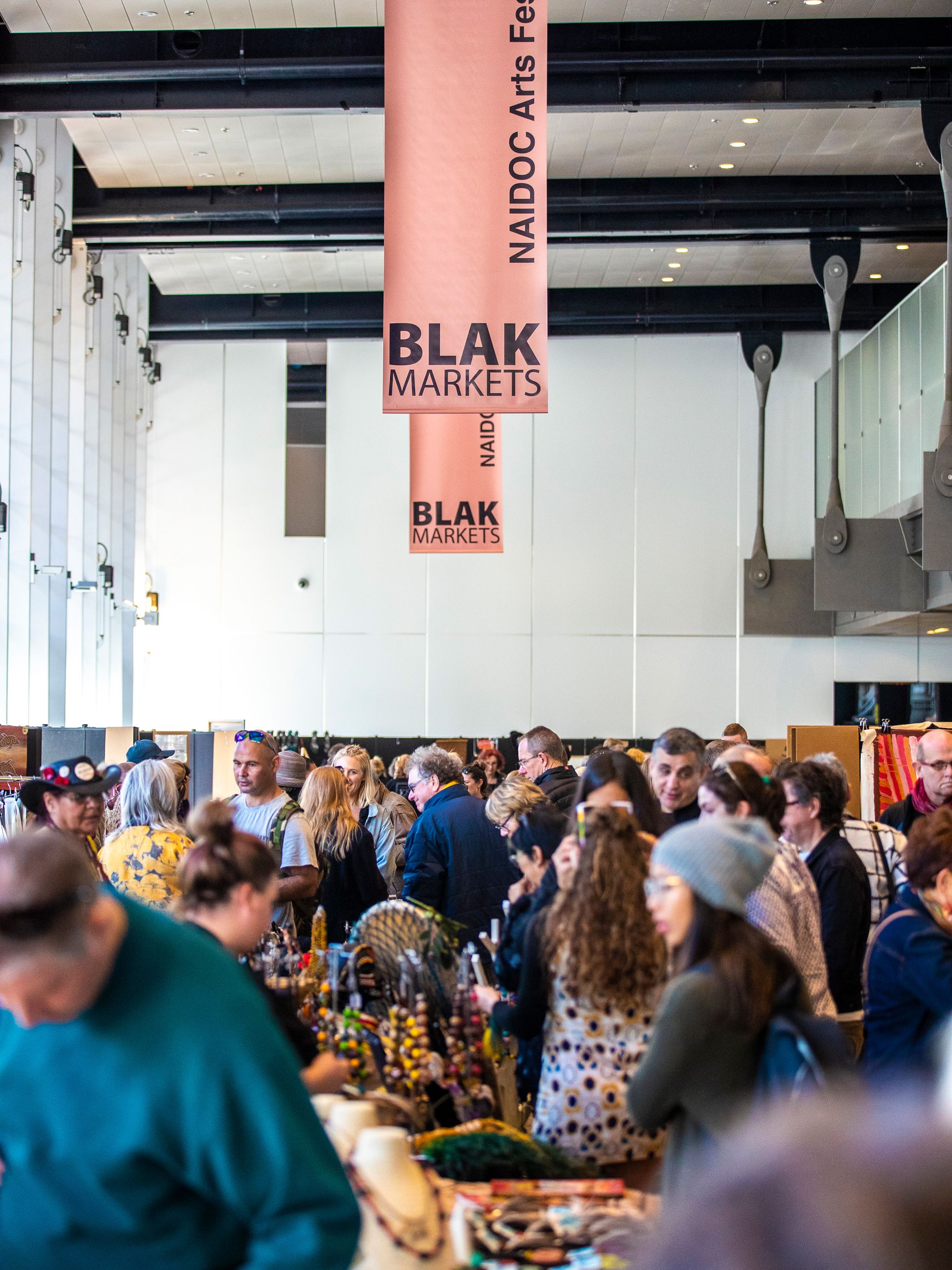 shoppers flock to Blak Markets  