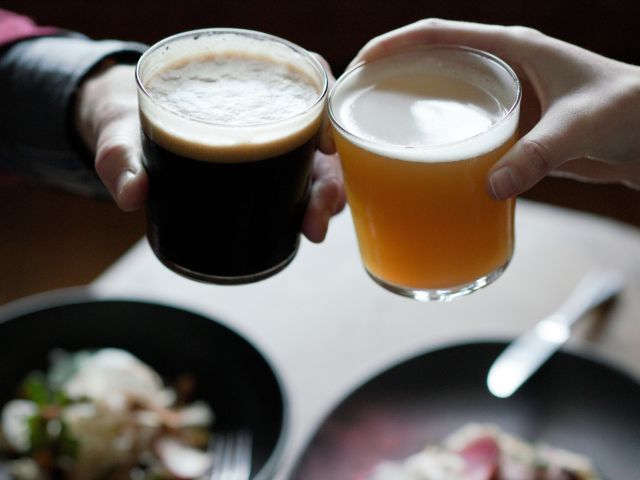 craft beers at Resin Brewing