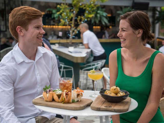 lunch at the Humber Rooftop & Cocktail Bar