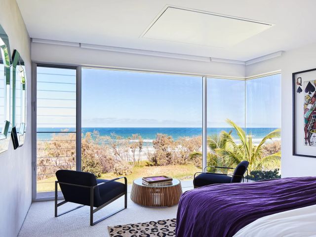 a suite with beach views at Beachfront Hideaway – Sunrise Beach, Noosa