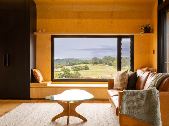 Noosa Hinterland views from Kurui Cabin