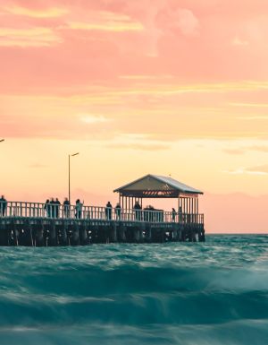 Semaphore Beach at sunset