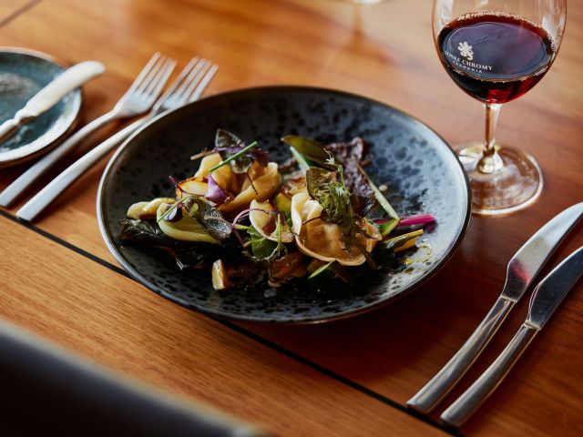 lunch at Josef Chromy Wines, Launceston