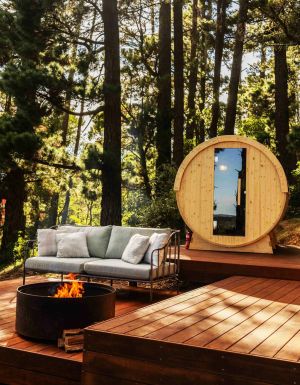 the forest bathing deck at Osborne House, Bowral accommodation