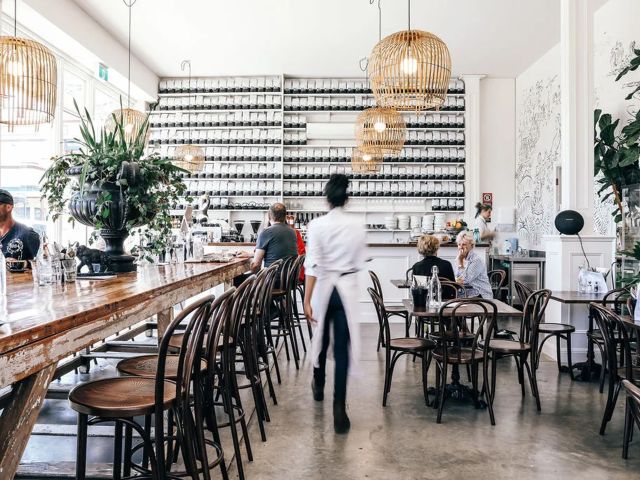 the bright and airy interior of Plantation Cafe, Bowral cafes