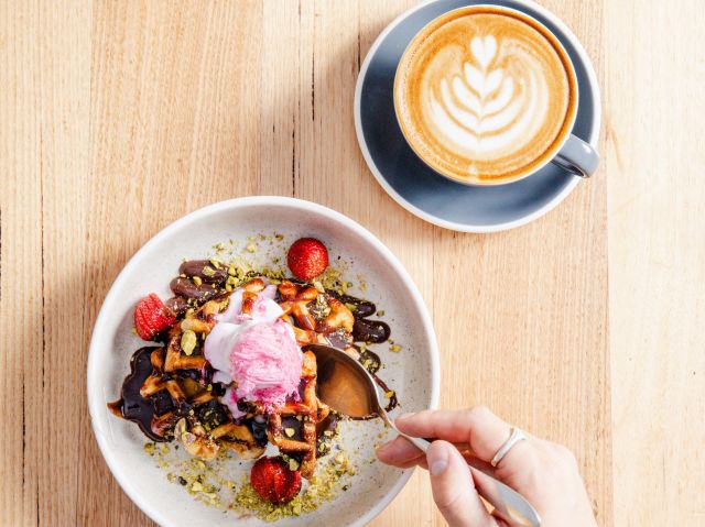 breakfast and coffee at Depot Noosa