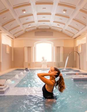a woman relaxing at Noosa Springs Spa, Noosa Springs Golf and Spa Resort