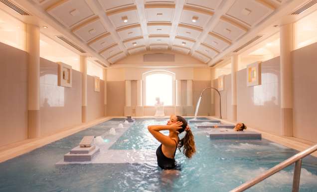 a woman relaxing at Noosa Springs Spa, Noosa Springs Golf and Spa Resort