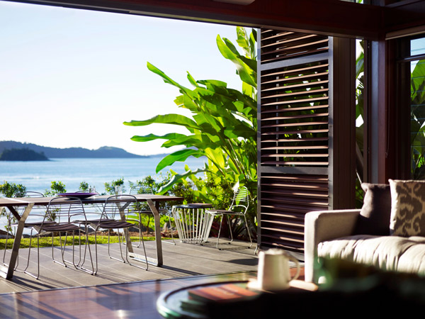 a waterfront villa at Hamilton Island Yacht Club
