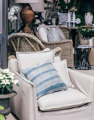 Furniture and homewares on display at Suzie Anderson Home in Bowral