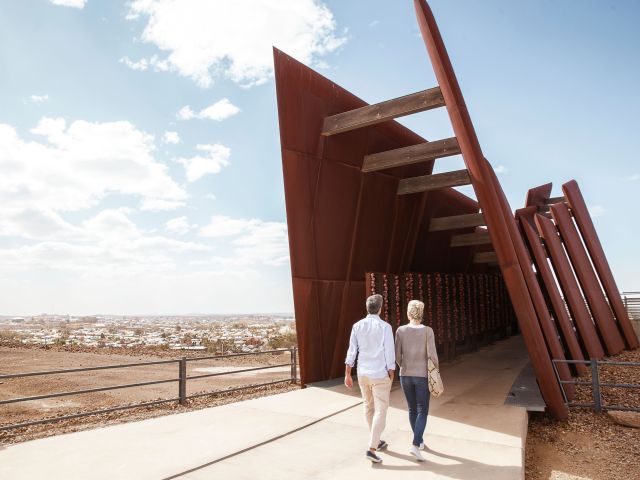 Line of Lode Miners Memorial in Broken Hill