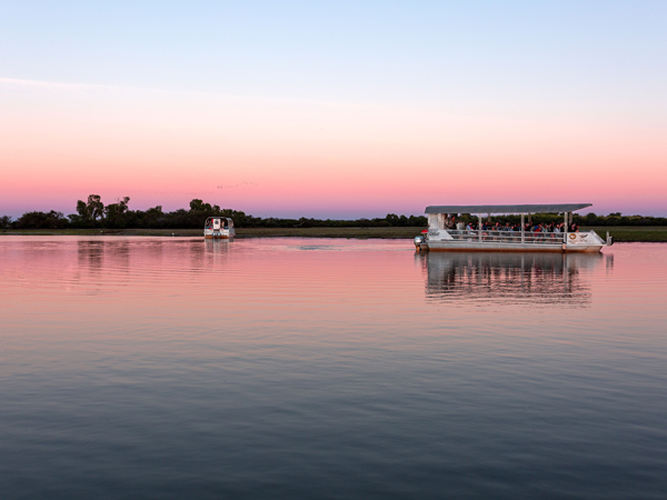 a Yellow Water boat cruise in Kakadu