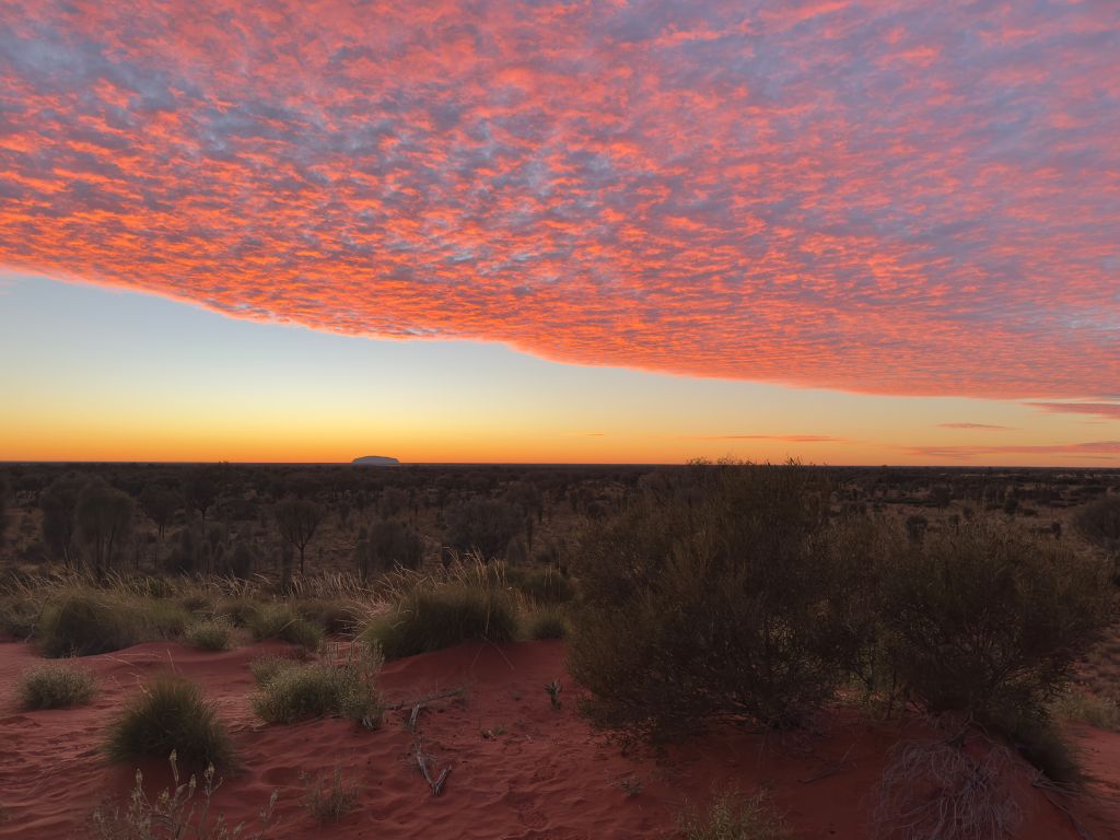 Sunrise over Uluru