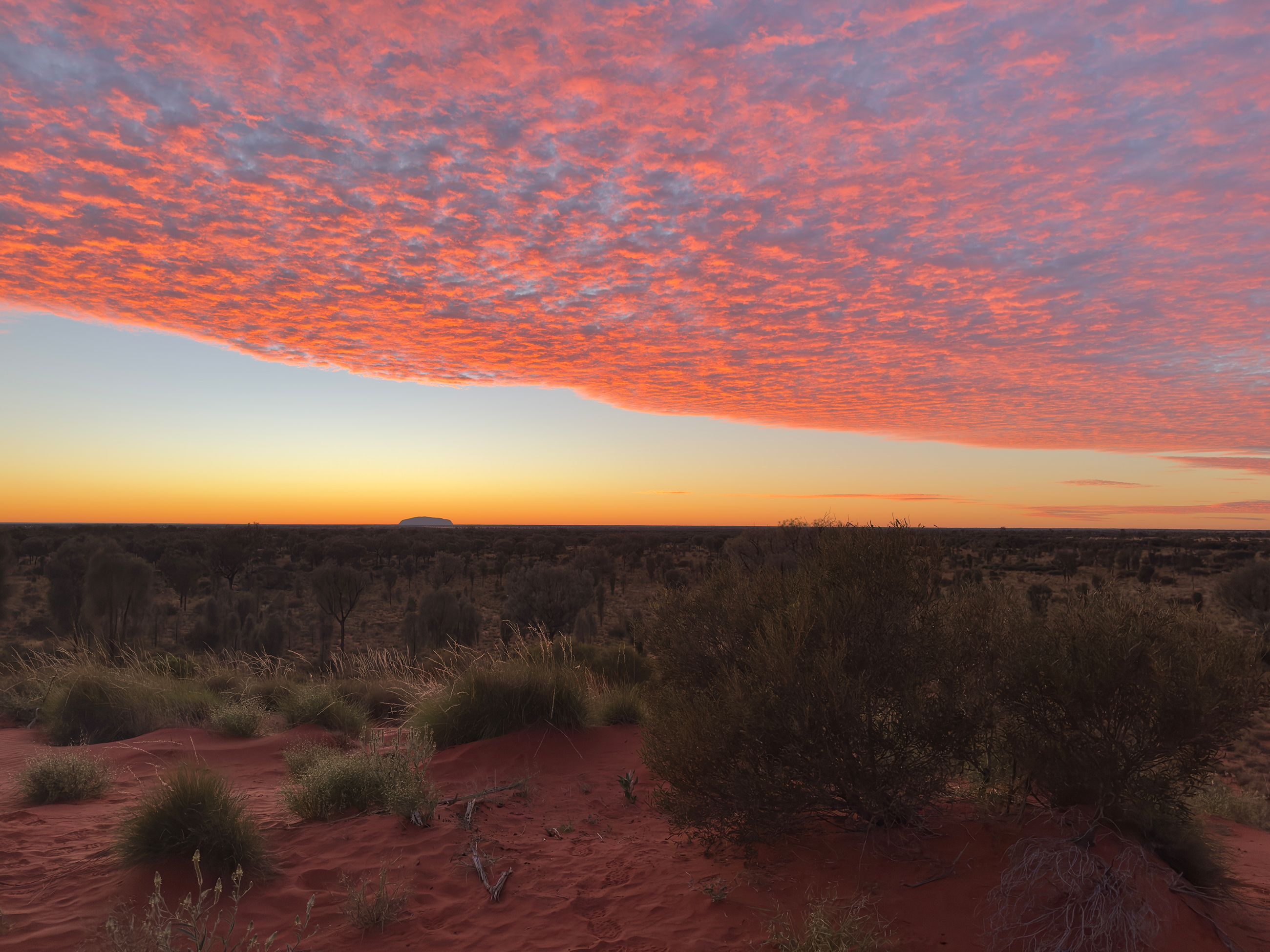 Sunrise over Uluru