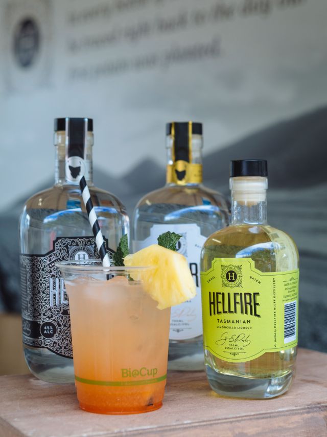 Hellfire Bluff Distillery in Boomer Bay, Tas