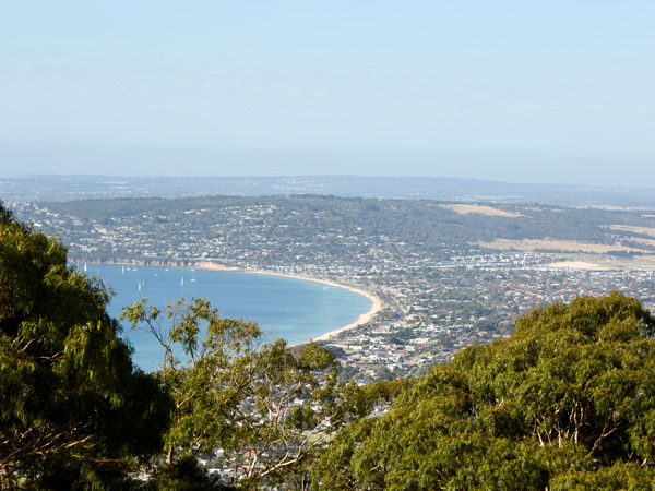 view from Arthurs Seat Circuit Walk