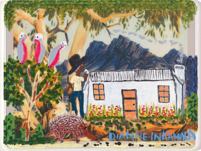 Dianne Inkamala, Western Aranda people, Albert's House, Ntaria NT, 2025 © Dianne Inkamala, courtesy Iltja Ntjarra Art Centre, Mparntwe/Alice Springs