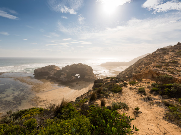 the London Bridge, Coastal Walk, Mornington Peninsula