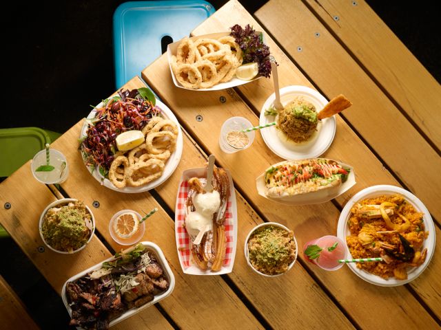 Summer Night Market in Melbourne, Vic