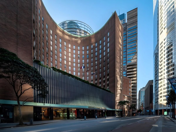 the building exterior of Sofitel Sydney Wentworth