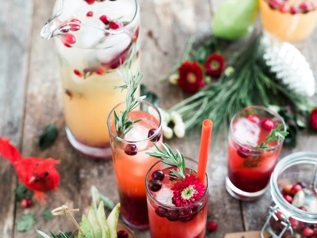 Christmas cocktails