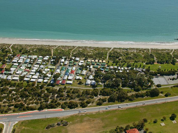 an aerial view of Coogee Park