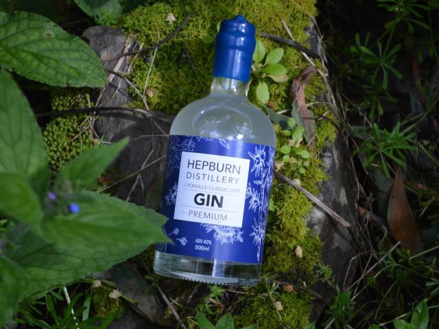 a premium gin at Hepburn Distillery