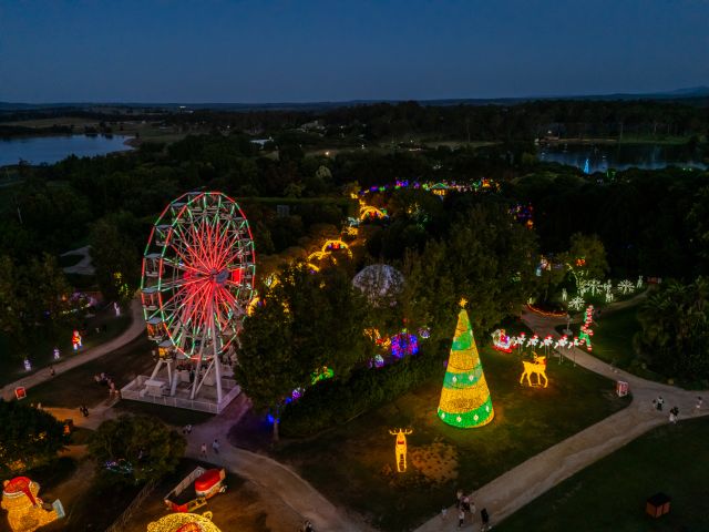 Christmas Lights Spectacular in Hunter Valley, NSW