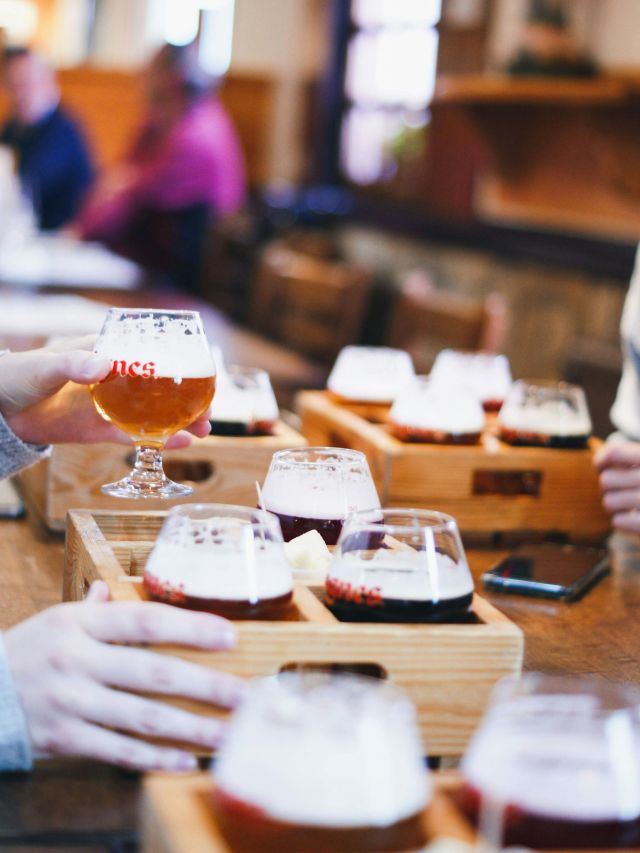 Beer tasting paddles