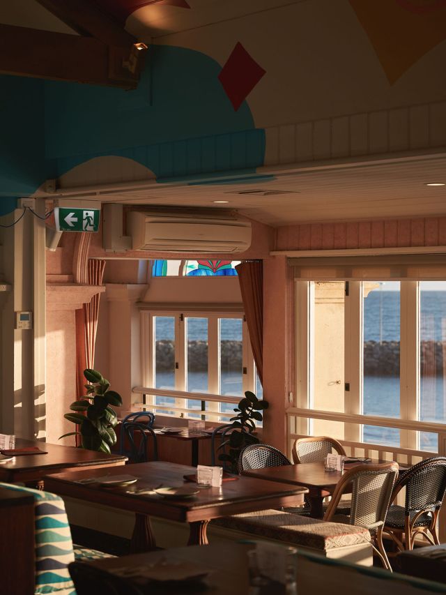 dining at Indigo Oscar Perth restaurant with a view