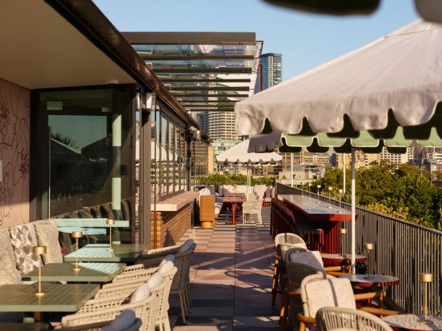Monica rooftop bar in Paddington