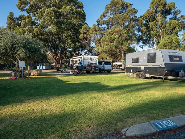 the powered site at Serpentine Falls Park
