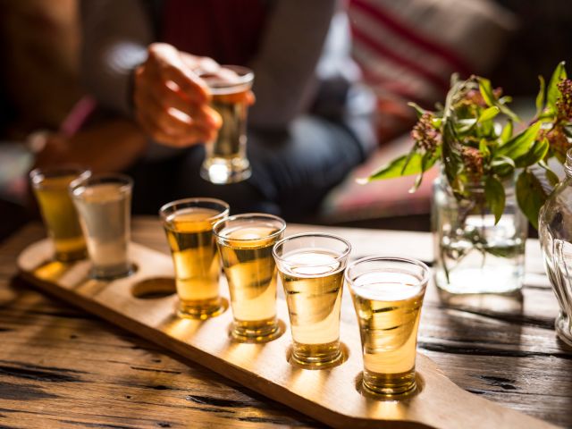 Daylesford Cider tasting paddle