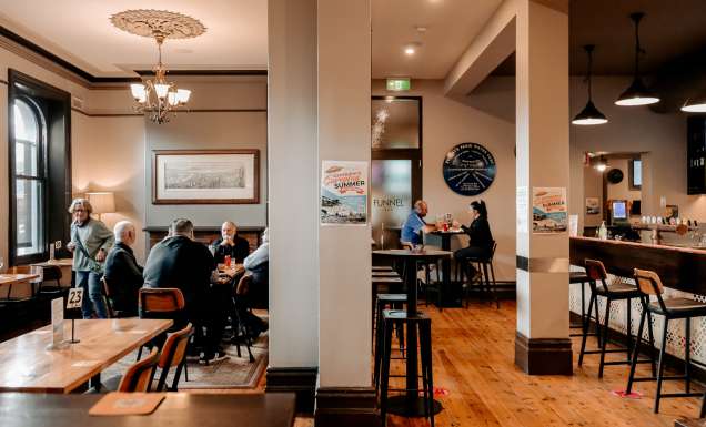 The Cally bar interior